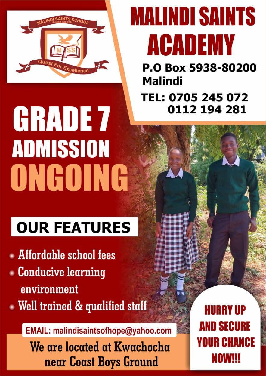 The School Malindi Saints Junior School